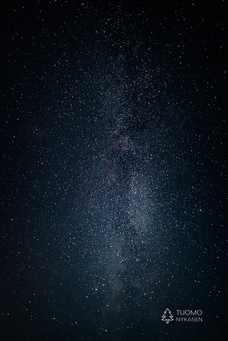 Hailuodossa tähtitaivas on helposti nähtävissä.