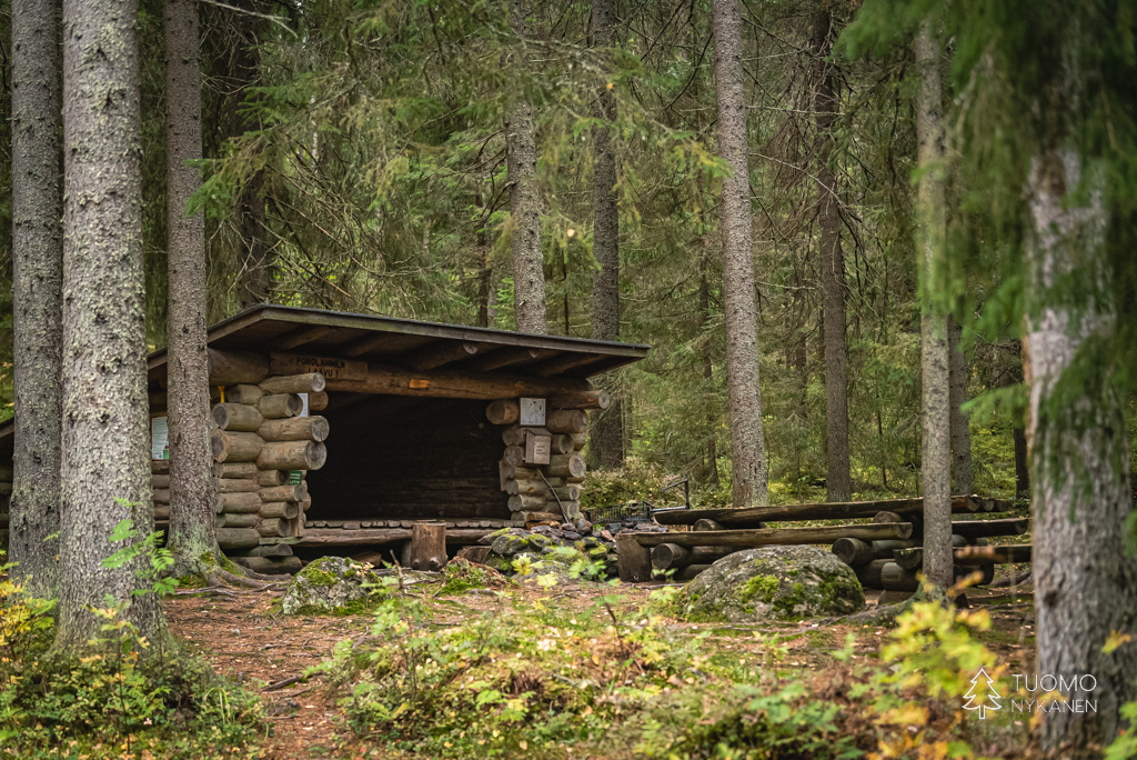 Pörölammen laavu on tilava.