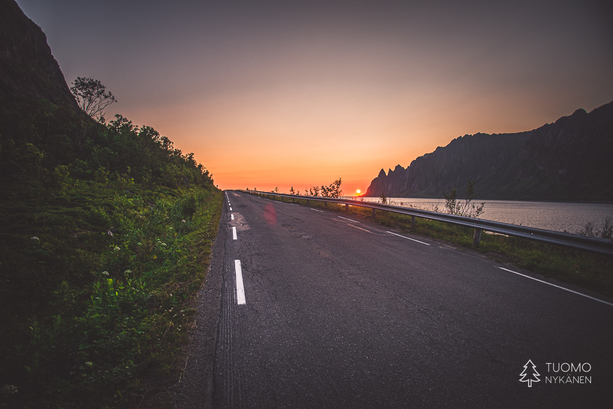 Senjalla kelpaa ajella.