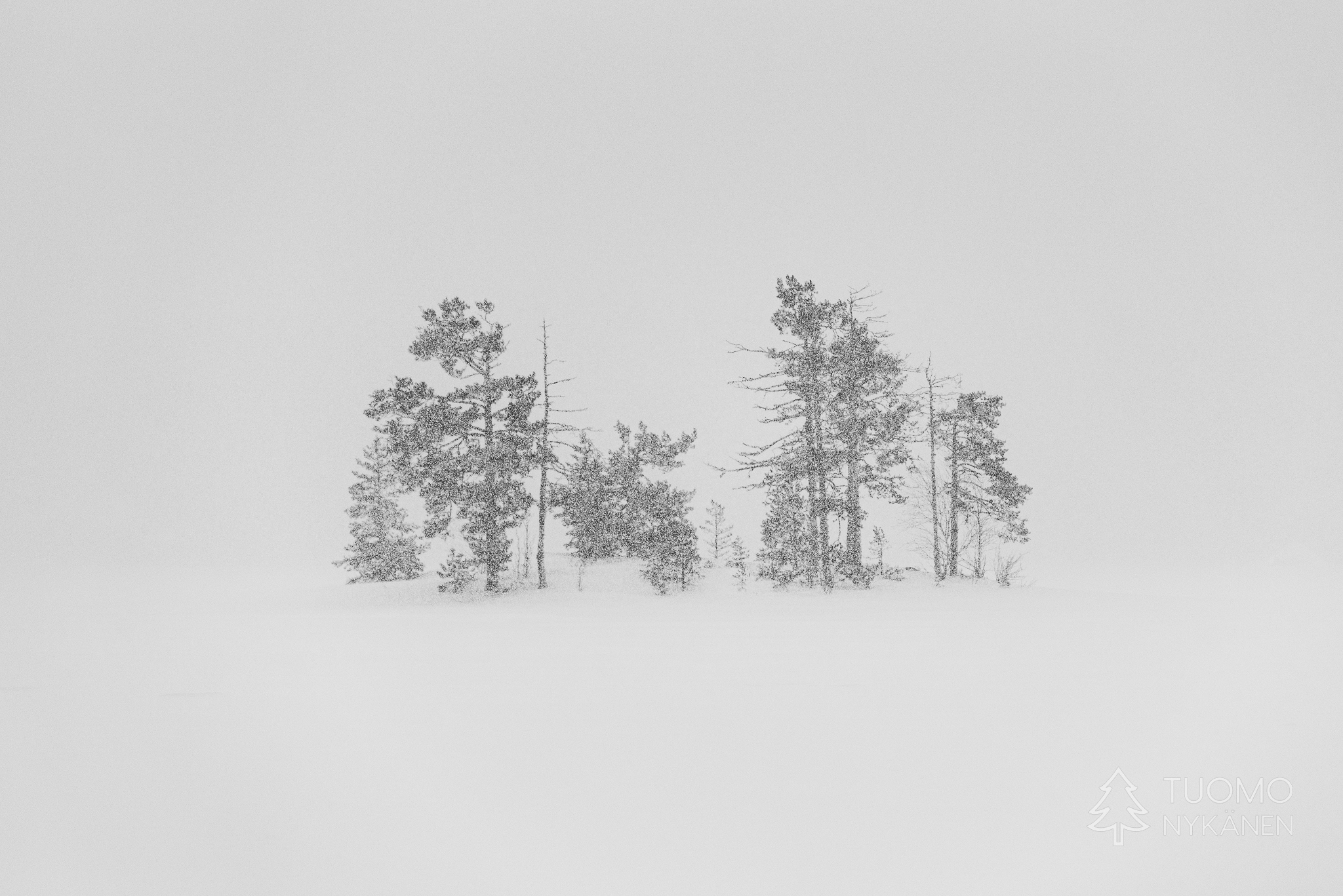 Lumimyrskyn aikaan ei näkymät pääse häiritsemään.